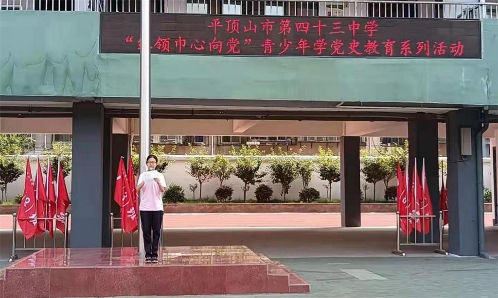 平顶山市第四十三中学 开展“红领巾 心向党”主题活动